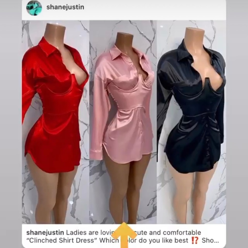 Shane Justin, Clinched shirt dress
